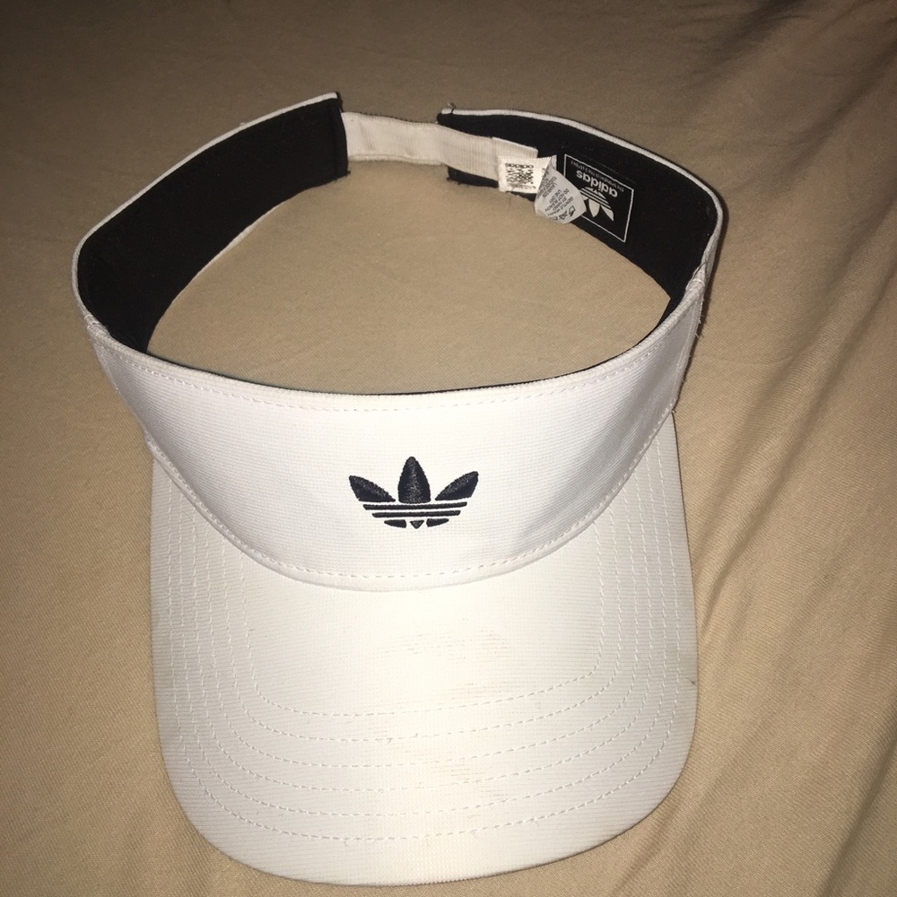 white adidas visor